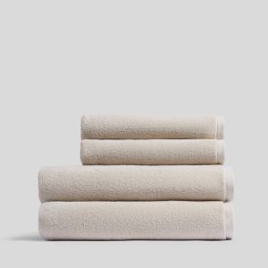 2+2 Organic Plush Bath Bundle - Bone