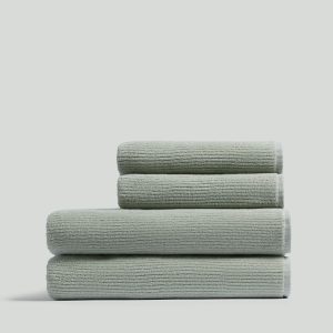 2+2 Soft Rib Bath Bundle - Sage