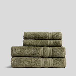 2+2 Classic Turkish Cotton Bath Bundle - Thyme