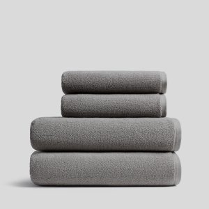 2+2 Organic Plush Bath Bundle - Pebble