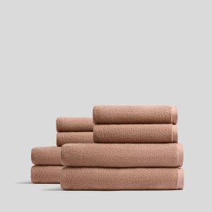 4+4 Organic Plush Bath Bundle - Adobe