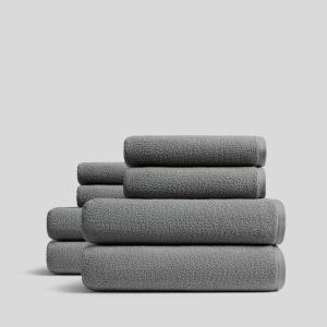 4+4 Organic Plush Bath Bundle - Pebble