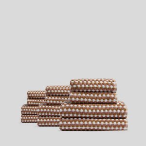 6+6 Organic Mosaic Bath Bundle - Ochre and Clay