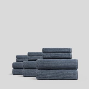 6+6 Soft Rib Bath Bundle - Dusk