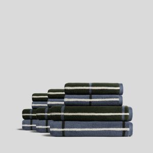 6+6 Organic Plush Bath Bundle - Dusk Windowpane