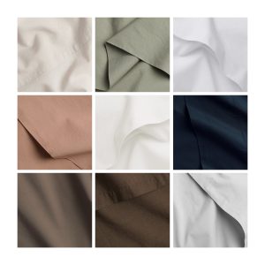 Percale Fabric Swatch (Moss)