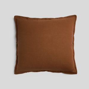 Linen Euro Sham (Tobacco)