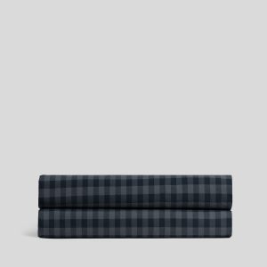 Brushed Cotton Fitted Sheet (Dusk Check)