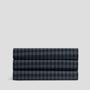 Brushed Cotton Top Sheet (Dusk Check)
