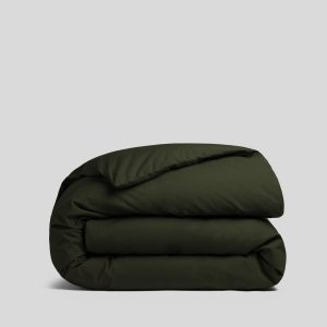 Brushed Cotton Duvet Cover (Evergreen)