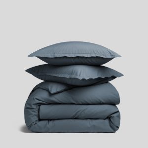 Brushed Cotton Duvet Cover Set - Dusk K/CK