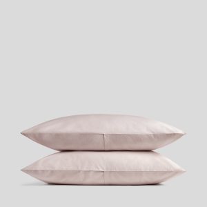 Brushed Cotton Pillowcase Set (Blush)