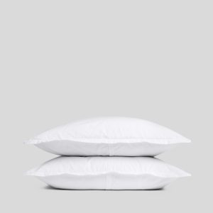 Brushed Cotton Sham Set (White)