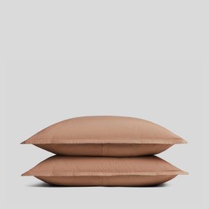 Brushed Cotton Sham Set (Adobe)