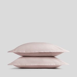 Brushed Cotton Sham Set (Blush)