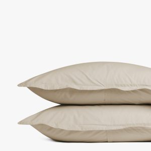 Brushed Cotton Sham Set - FINAL SALE (Latte)