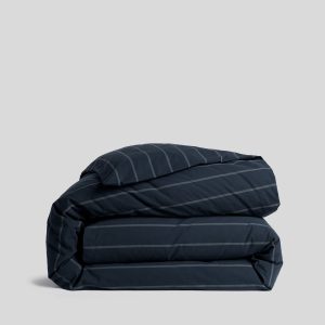 Brushed Cotton Duvet Cover (Dusk Stripe)