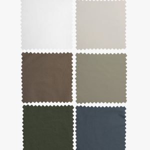 Brushed Cotton Fabric Swatch (White)