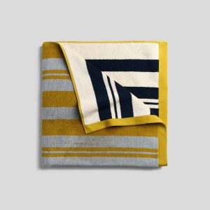 Casita Beach Towel (Citron and Sky)