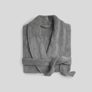 Classic Turkish Cotton Robe - FINAL SALE (Stone)