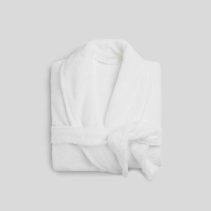 Classic Turkish Cotton Robe - FINAL SALE (White)