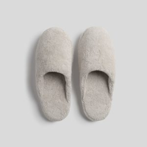 Classic Turkish Cotton Slippers - FINAL SALE (Bone)
