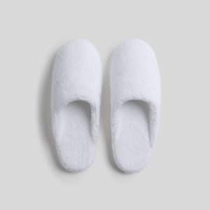 Classic Turkish Cotton Slippers - FINAL SALE (White)