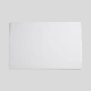 Classic Turkish Cotton Tub Mat (White)
