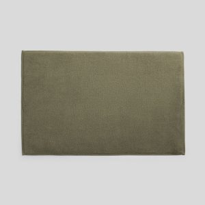 Classic Turkish Cotton Tub Mat (Thyme)