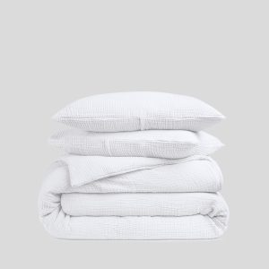 Organic Cloud Cotton Duvet Cover Set - FINAL SALE (White)