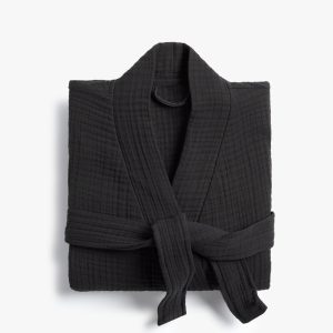 Cloud Cotton Robe - FINAL SALE (Coal)