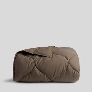 Cotton Drift Comforter (Warm Grey)