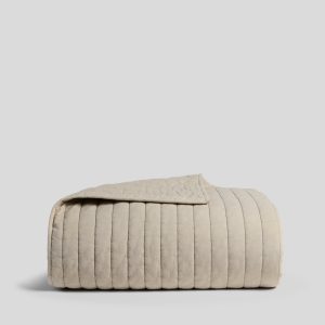Garment Dyed Channel Quilt - FINAL SALE (Bone)