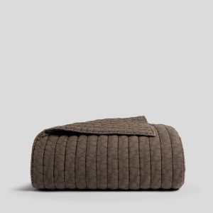 Garment Dyed Channel Quilt - FINAL SALE (Warm Grey)
