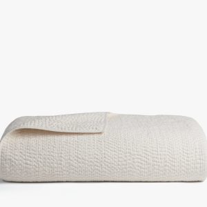 Hand Stitched Cotton Quilt - FINAL SALE (Cream)
