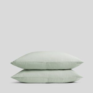 Linen Tencel Pillowcase Set - FINAL SALE (Sage)