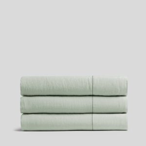 Linen Tencel Top Sheet - FINAL SALE (Sage)