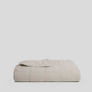 Linen Box Quilt (Bone)