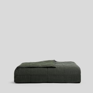 Linen Box Quilt (Evergreen)