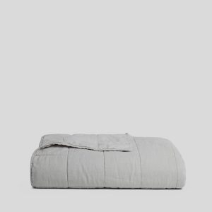 Linen Box Quilt - FINAL SALE (Fog)