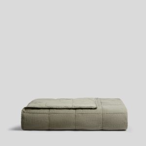 Linen Box Quilt (Moss)