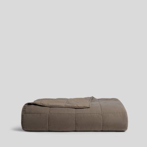 Linen Box Quilt (Warm Grey)