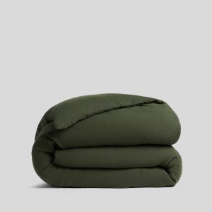 Linen Duvet Cover (Evergreen)