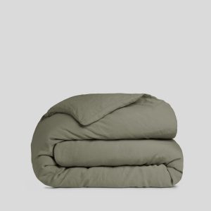 Linen Duvet Cover (Moss)