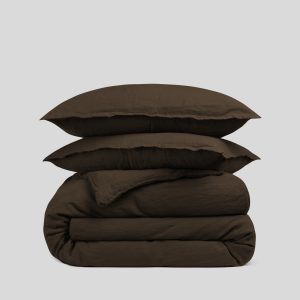 Linen Duvet Cover Set - Java K/CK