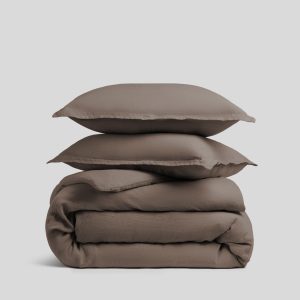 Linen Duvet Cover Set - Warm Grey K/CK