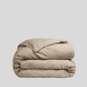 Linen Duvet Cover (Toast)