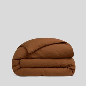 Linen Duvet Cover (Tobacco)