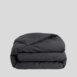Linen Duvet Cover - FINAL SALE (Coal)