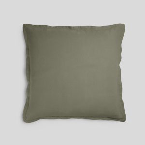 Linen Euro Sham (Moss)